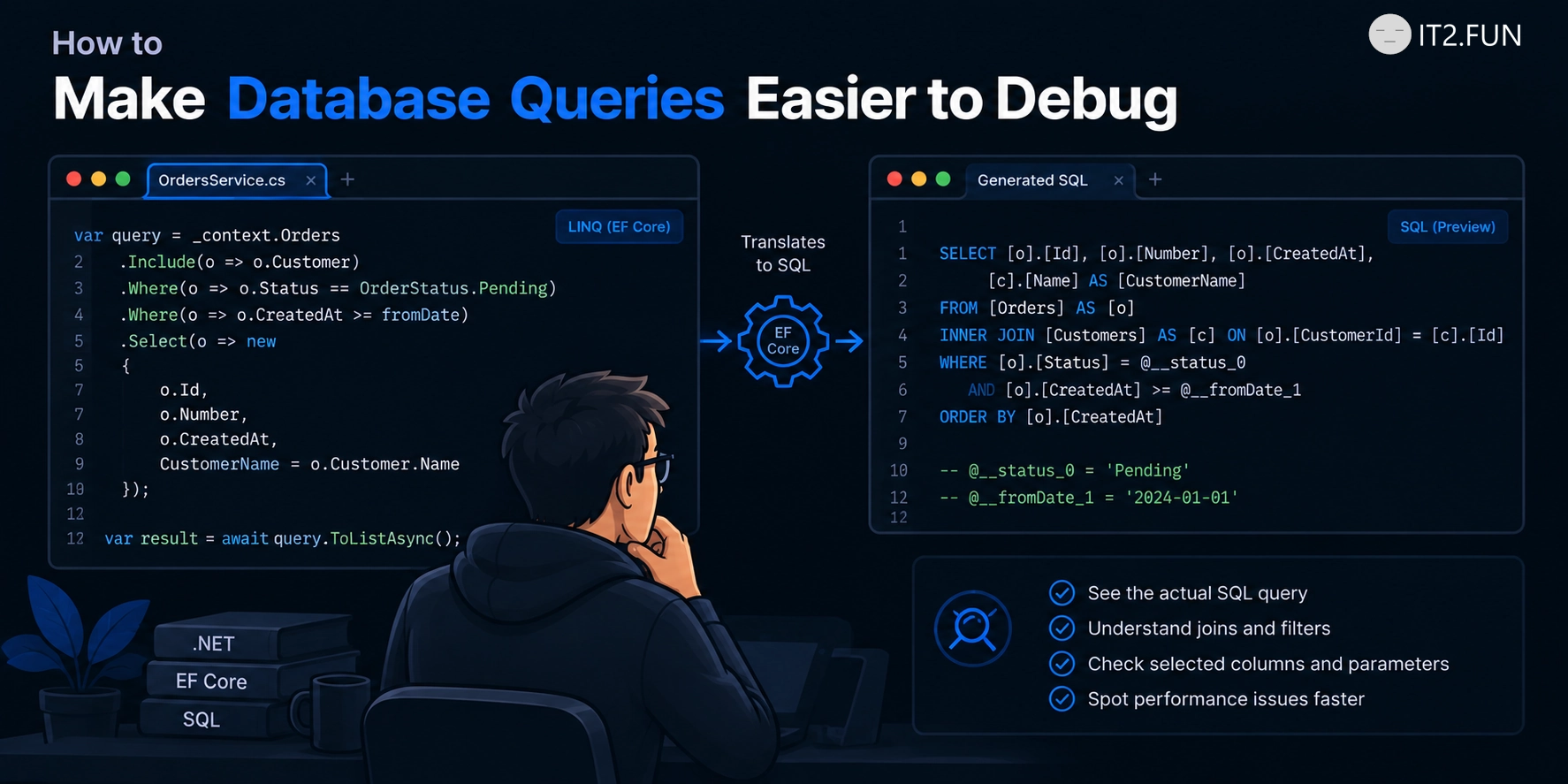 How to Make Database Queries Easier to Debug